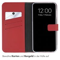 Selencia Echtleder Klapphülle Samsung Galaxy A27 (5G) - Rot
