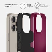 Burga Tough Back Cover MagSafe Apple iPhone 16 Pro - Dark Cherry