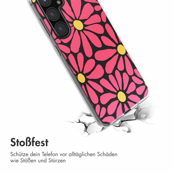 imoshion Design Hülle Samsung Galaxy S24 FE - Dusty Rose Flowers Connect