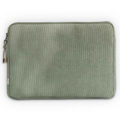 Selencia Cord Laptop Hülle 13-14 Zoll - Laptop Sleeve - Pistache Cream