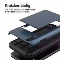 imoshion Backcover mit Kartenfach Apple iPhone Xr - Dunkelblau