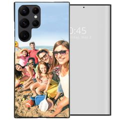 Gestalte deine eigene Hardcase Hülle Samsung Galaxy S22 Ultra - Schwarz