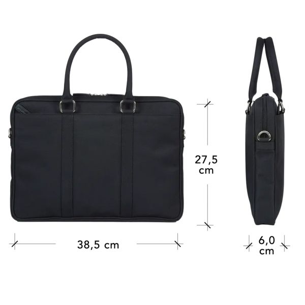 dbramante1928 Fifth Avenue Laptoptasche 15-15,6 Zoll - Recyceltes Material - Schwarz