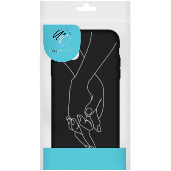 imoshion Design Hülle für das Samsung Galaxy S23 - Holding Hands Black