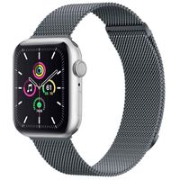 imoshion Mailändische Magnetarmband für die Apple Watch Series 1 bis 9 / SE (38/40/41 mm) | Series 10 (42 mm) - Größe M - Grau