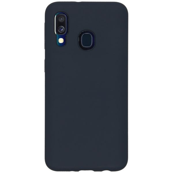 Accezz Liquid Silikoncase Blau für das Samsung Galaxy A40