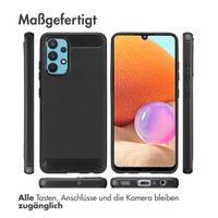 imoshion Brushed Back Cover für das Samsung Galaxy A32 (4G) - Schwarz