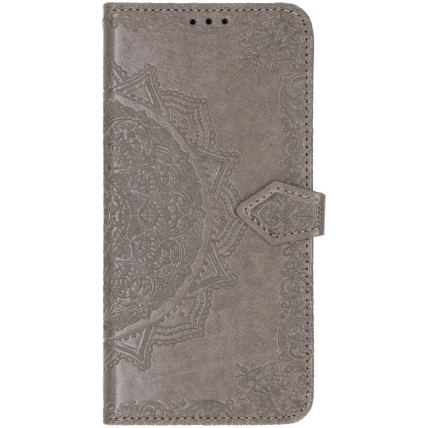 Mandala Klapphülle Grau Xiaomi Redmi Note 8T