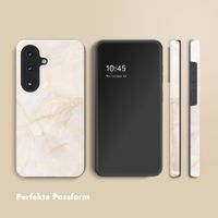 Selencia Vivid Back Cover Samsung Galaxy S26 - Golden Beige Marble