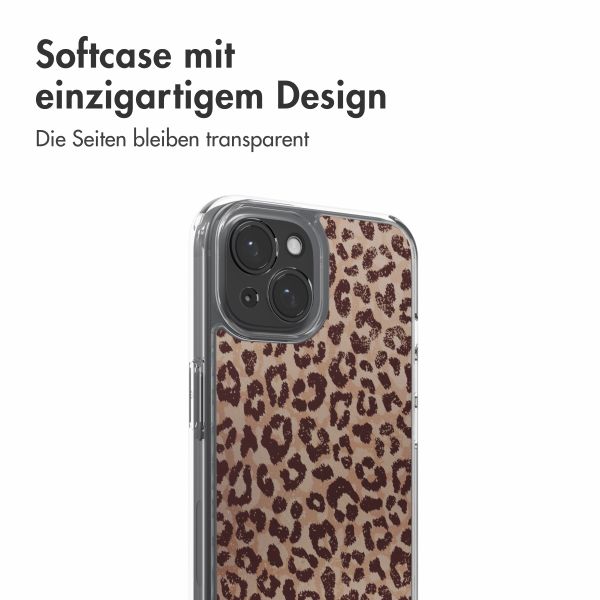 imoshion Design Hülle Apple iPhone 15 - Leopard Mood