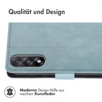 imoshion Luxuriöse Klapphülle OnePlus Nord 5 - Hellblau