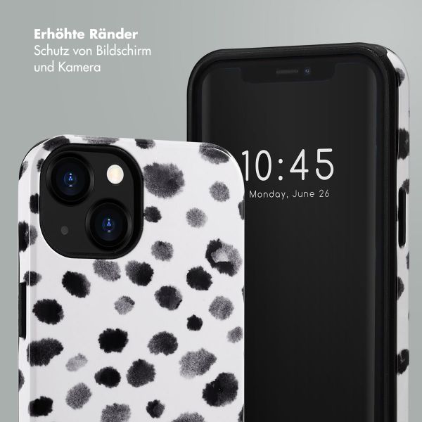 Selencia Vivid Tough Back Cover für das iPhone 13 - Trendy Leopard