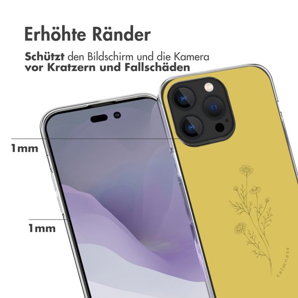 imoshion Design Hülle für das iPhone 14 Pro Max - Floral Lime