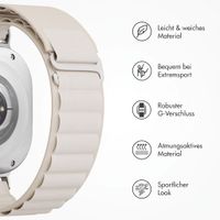 Accezz Nylon Alpine Armband für Samsung Galaxy Watch Ultra 2 (2026) / Ultra (2024/2025) - Polarstern