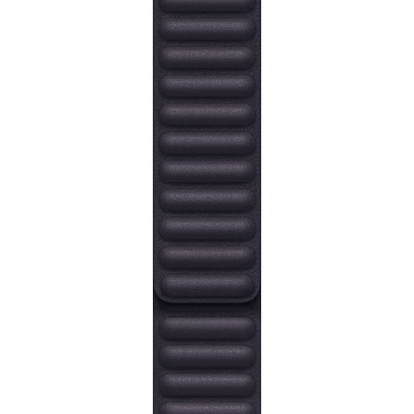 Apple Leather Link Armband für das  Apple Watch Series 1 t/m 11 / SE / Ultra (44/45/46/49 mm) - Größe M/L - Ink