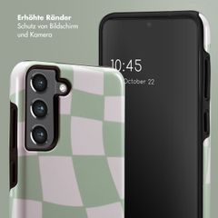 Selencia Vivid Back Cover Samsung Galaxy S21 FE - Groovy Sage Green