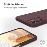 imoshion EasyGrip Back Cover für das Samsung Galaxy A14 (5G/4G) - Aubergine