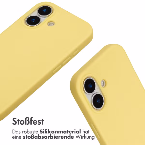 imoshion SilikonHülle mit Band Apple iPhone 17 - Gelb