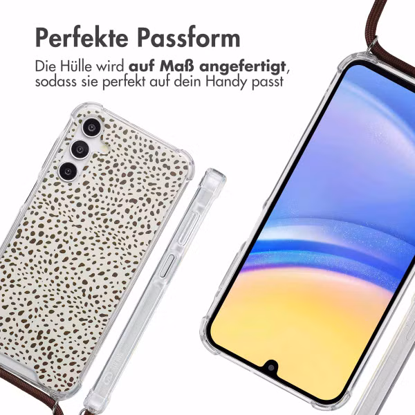 imoshion Design Hülle mit Band Samsung Galaxy A15 (5G) - Desert Dots