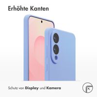 Accezz Liquid Silikoncase mit MagSafe Samsung Galaxy S25 Edge - Violett