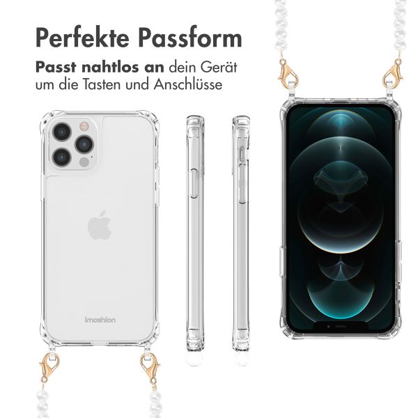 imoshion Backcover mit Handyketten Apple iPhone 12 Pro Max - Perlen