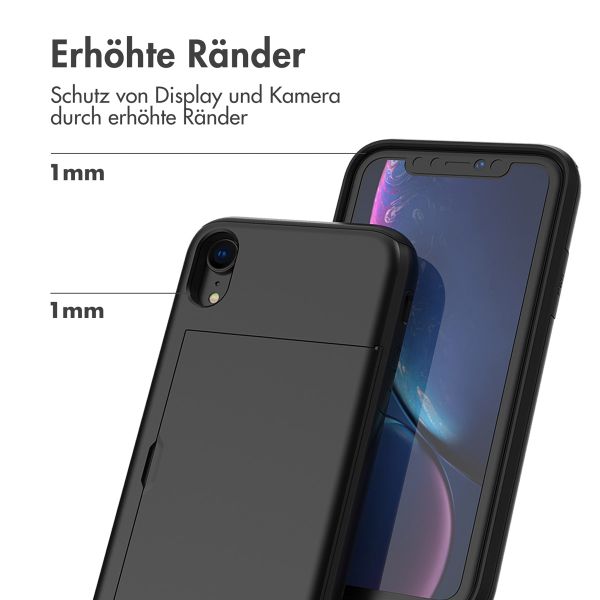 imoshion Backcover mit Kartenfach Apple iPhone Xr - Schwarz