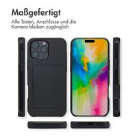 imoshion Backcover mit Kartenfach für das iPhone 16 Pro Max - Schwarz