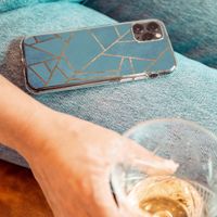 imoshion Design Hülle für das Samsung Galaxy A21s - Blue Graphic