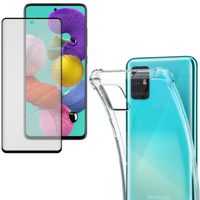 imoshion Anti-Shock Backcover + Premium Screen Protector Galaxy A51