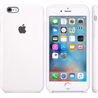 Apple Silikon-Case weiß für das Apple iPhone 6/6s
