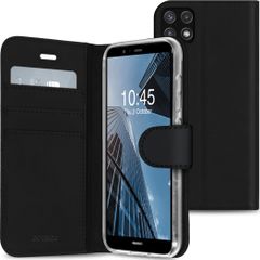 Accezz Wallet TPU Klapphülle für das Samsung Galaxy A22 (5G) - Schwarz