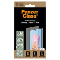 PanzerGlass All-in-One Ultra-Wide Fit Antibakterieller Displayschutz für das Samsung Galaxy S25 Ultra