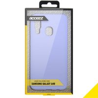 Accezz Liquid Silikoncase Samsung Galaxy A40 - Violett