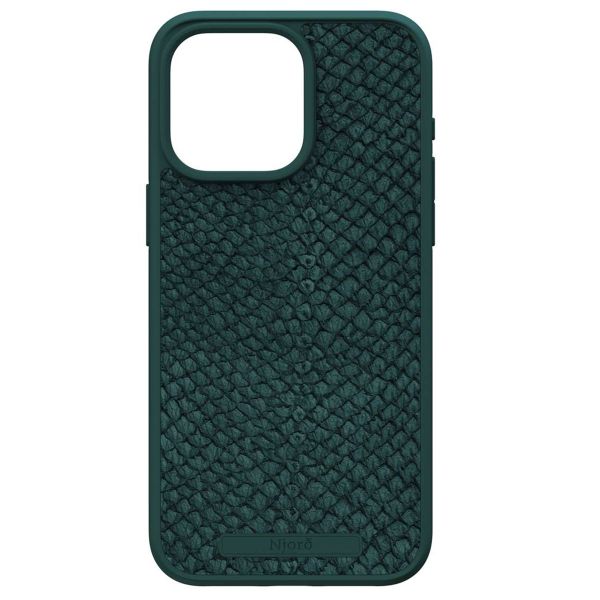 Njorð Collections Salmon Leather MagSafe Case für das iPhone 15 Pro Max - Green