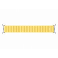 Samsung Original Fabric Armband für  Samsung Galaxy Watch 9 (40/44mm) / Watch 8 (40/44mm) / Classic (46mm) - Größe M/L - Gelb