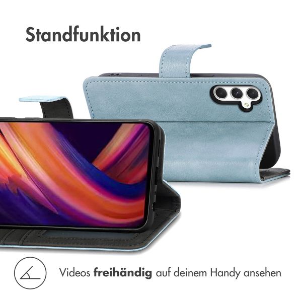 imoshion Luxuriöse Klapphülle Samsung Galaxy A25 (5G) - Hellblau