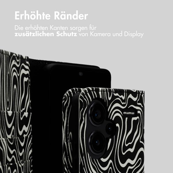 imoshion Design Klapphülle Xiaomi Redmi Note 13 Pro Plus (5G) - Black And White