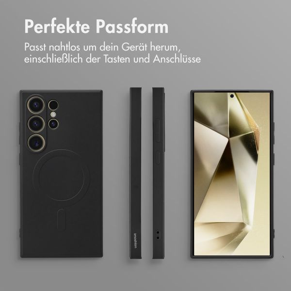 imoshion Color Back Cover mit MagSafe Samsung Galaxy S24 Ultra - Schwarz