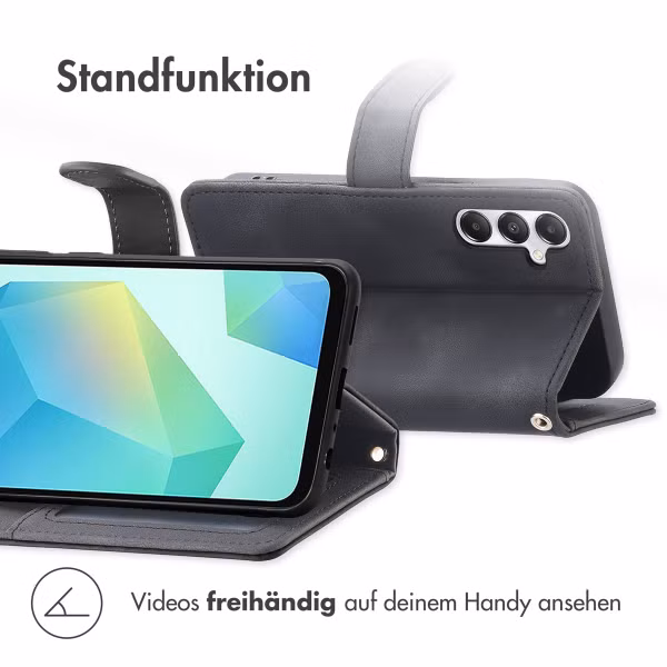 imoshion Klapphülle mit Kordel Samsung Galaxy A16 - Schwarz