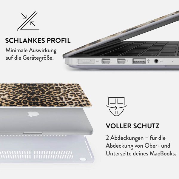 Burga Hardshell Hülle MacBook Air 13 Zoll (2022 / 2024 M3 chip / 2025 M4 chip) - A2681 / A3113 / A3240 - Player