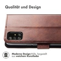 imoshion Luxuriöse Klapphülle Samsung Galaxy A71 - Dunkelbraun