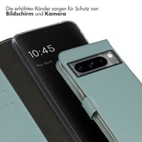 Selencia Echtleder Klapphülle Google Pixel 8 Pro - Air Blue
