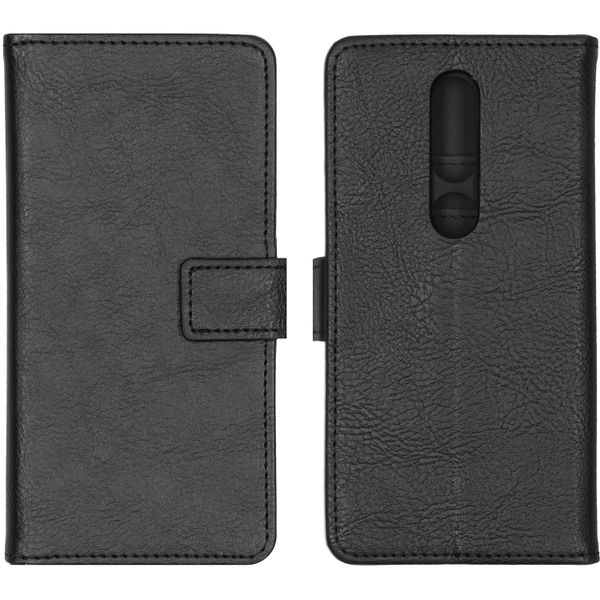 imoshion Luxuriöse Klapphülle Schwarz für Nokia 4.2