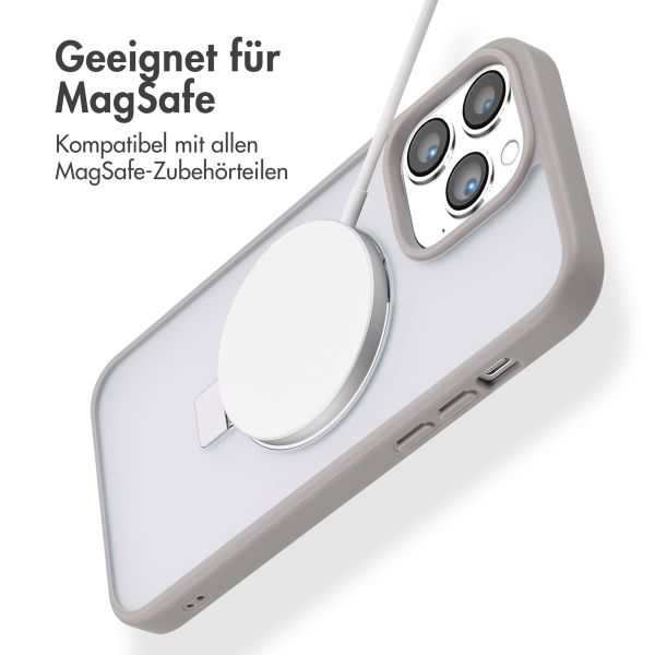 Accezz Ring Stand Backcover mit MagSafe für das iPhone 14 Pro Max - Grey