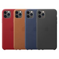 Apple 4 Pack Leder-Case für das iPhone 11 Pro Max - Red + Saddle Brown + Midnight Blue + Black