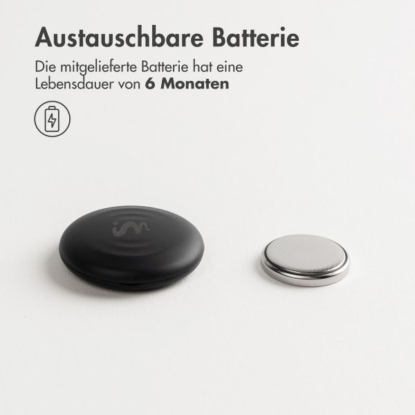 imoshion Mini Tag - GPS-Tracker für iOS - 2 pack - Schwarz