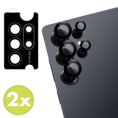 imoshion 2er-Pack Objektivschutz für Kamera für das Samsung Galaxy S25 Ultra - Titanium Black