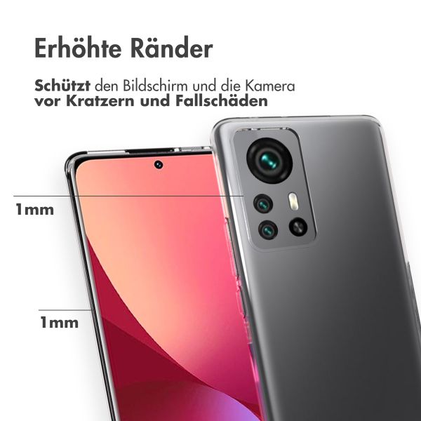 Accezz Clear TPU Backcover Xiaomi 12 Pro - Transparent