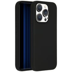 Accezz Liquid Silikoncase für das iPhone 15 Pro - Schwarz