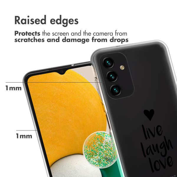 imoshion Design Hülle für das Samsung Galaxy A13 (5G) / A04s - Live Laugh Love